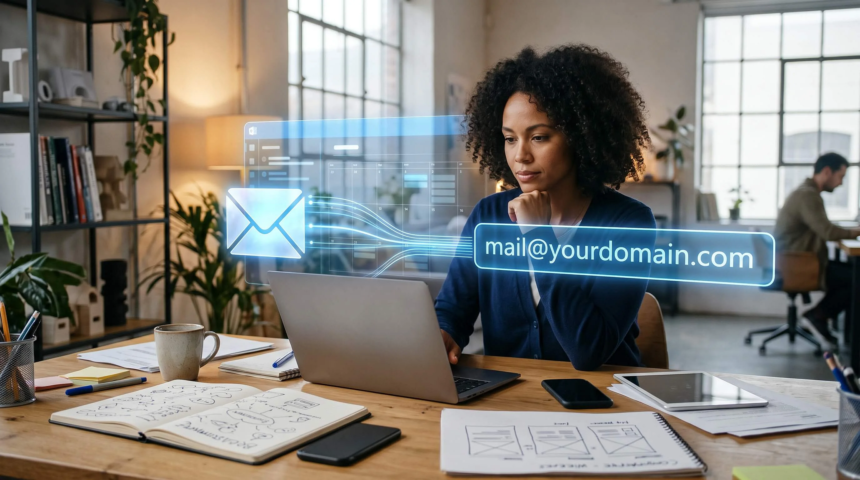 Outlook mit eigener Domain nutzen: So klappt die Einrichtung (Desktop, App & Web) Bild: Outlook mit eigener Domain nutzen: So klappt die Einrichtung (Desktop, App & Web)