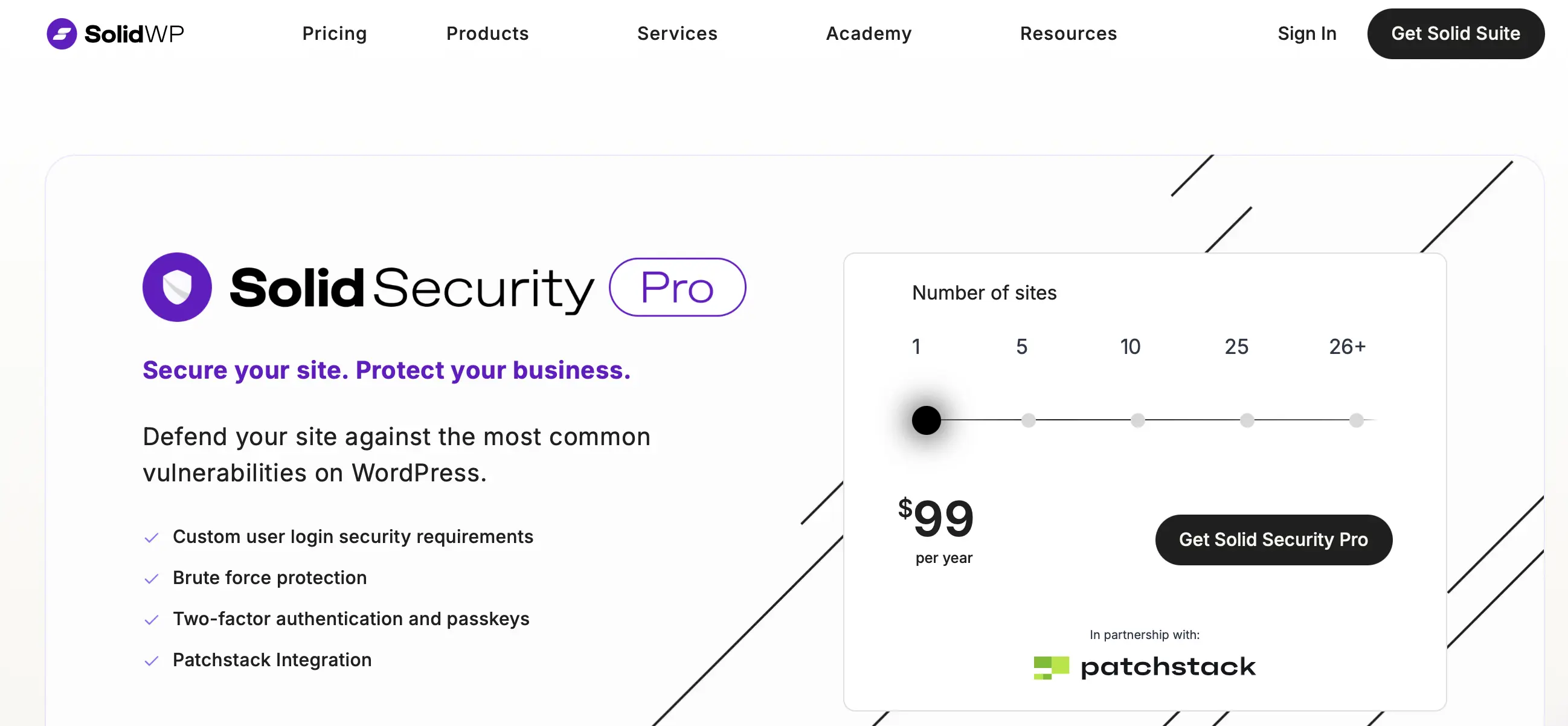 Bild: Website von iThemes Security Pro