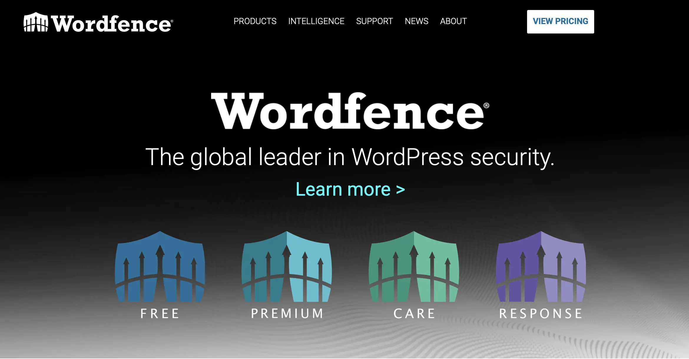 Bild: Screenshot der Website des WordPress-Plugins Wordfence