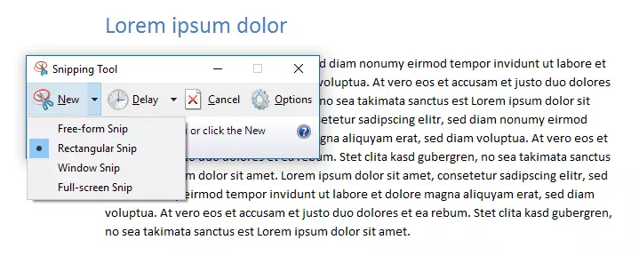 Einsatz des Snipping Tools Windows 8
