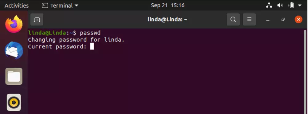 Das eigene Linux-Passwort ändern