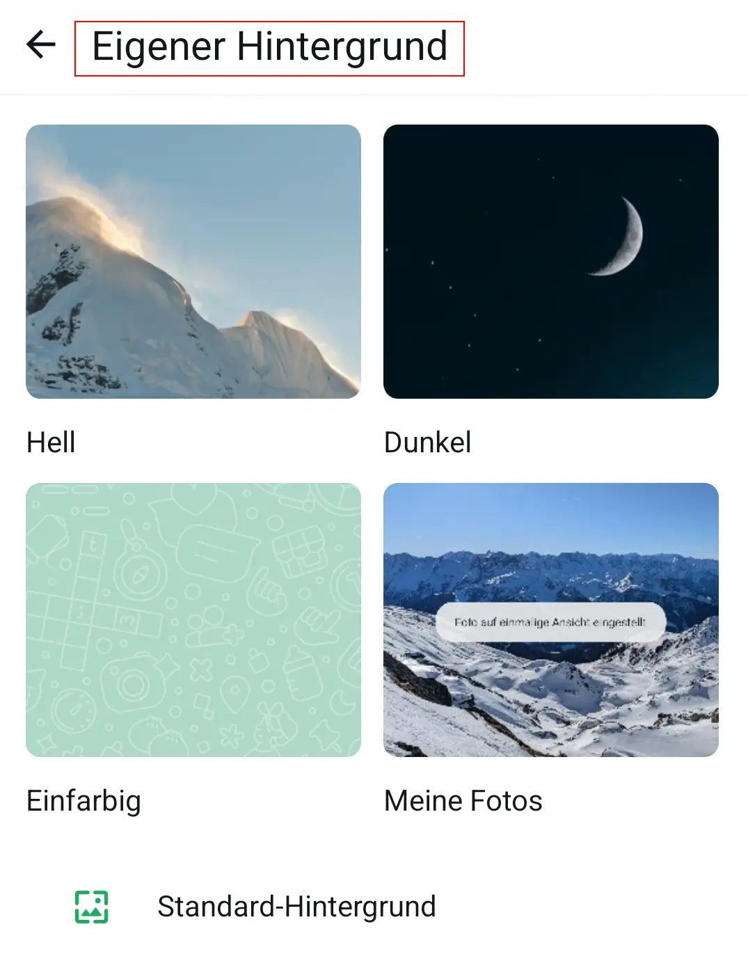 Android-Screenshot der Hintergrundbild-Einstellungen Bild: Android-Screenshot der Hintergrundbild-Einstellungen