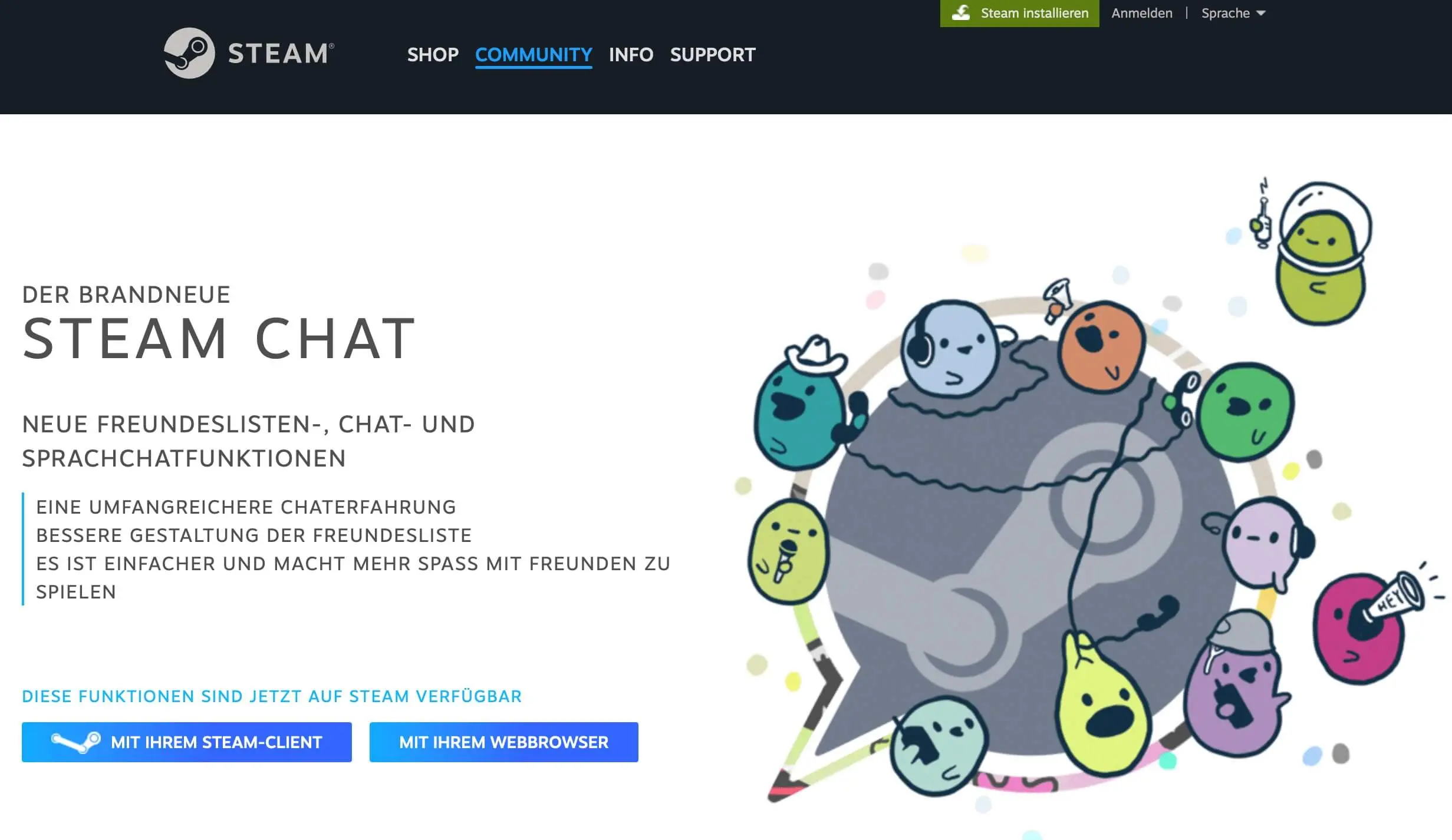 Bild: Screenshot der Steam Website