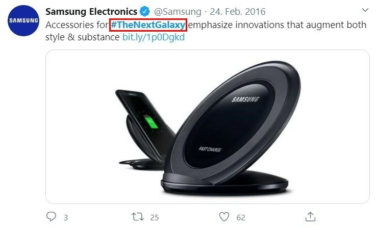 Marketing-Hashtags: Samsung Electronics auf Twitter