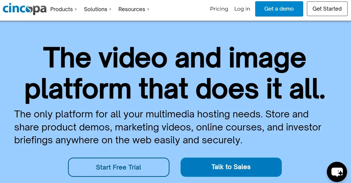 Bild: Website von Cincopa