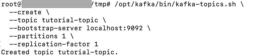 Kafka-Topic erstellen Bild: Kafka-Topic erstellen