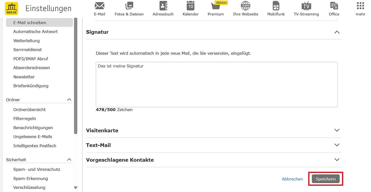 IWEB.DE-Bereich: „Signatur“ Bild: IWEB.DE-Bereich: „Signatur“
