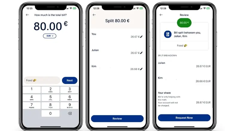 Ansichten der PayPal-App Bild: Ansichten der PayPal-App
