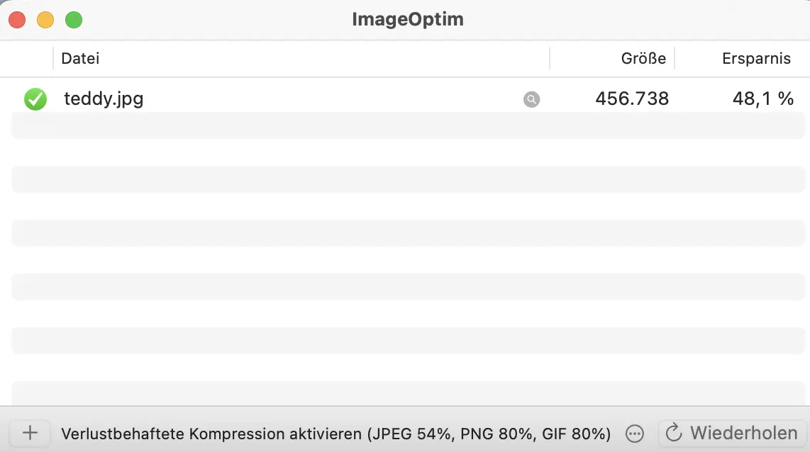 Bild: Screenshot von ImageOptim