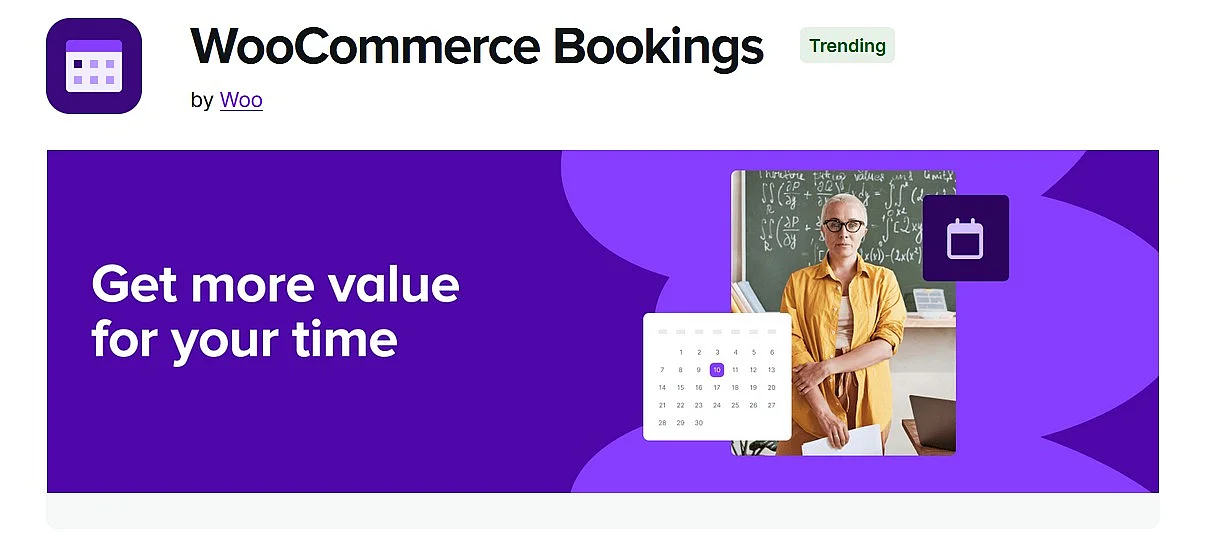Bild: Screenshot von WooCommerce Bookings