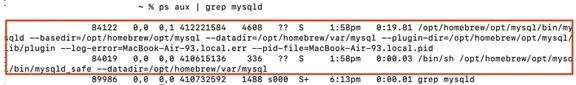 Bild: MySQL-Prozess