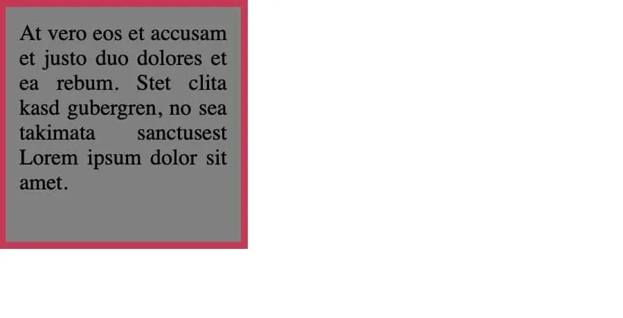 Bild: Content-Box mit padding und border