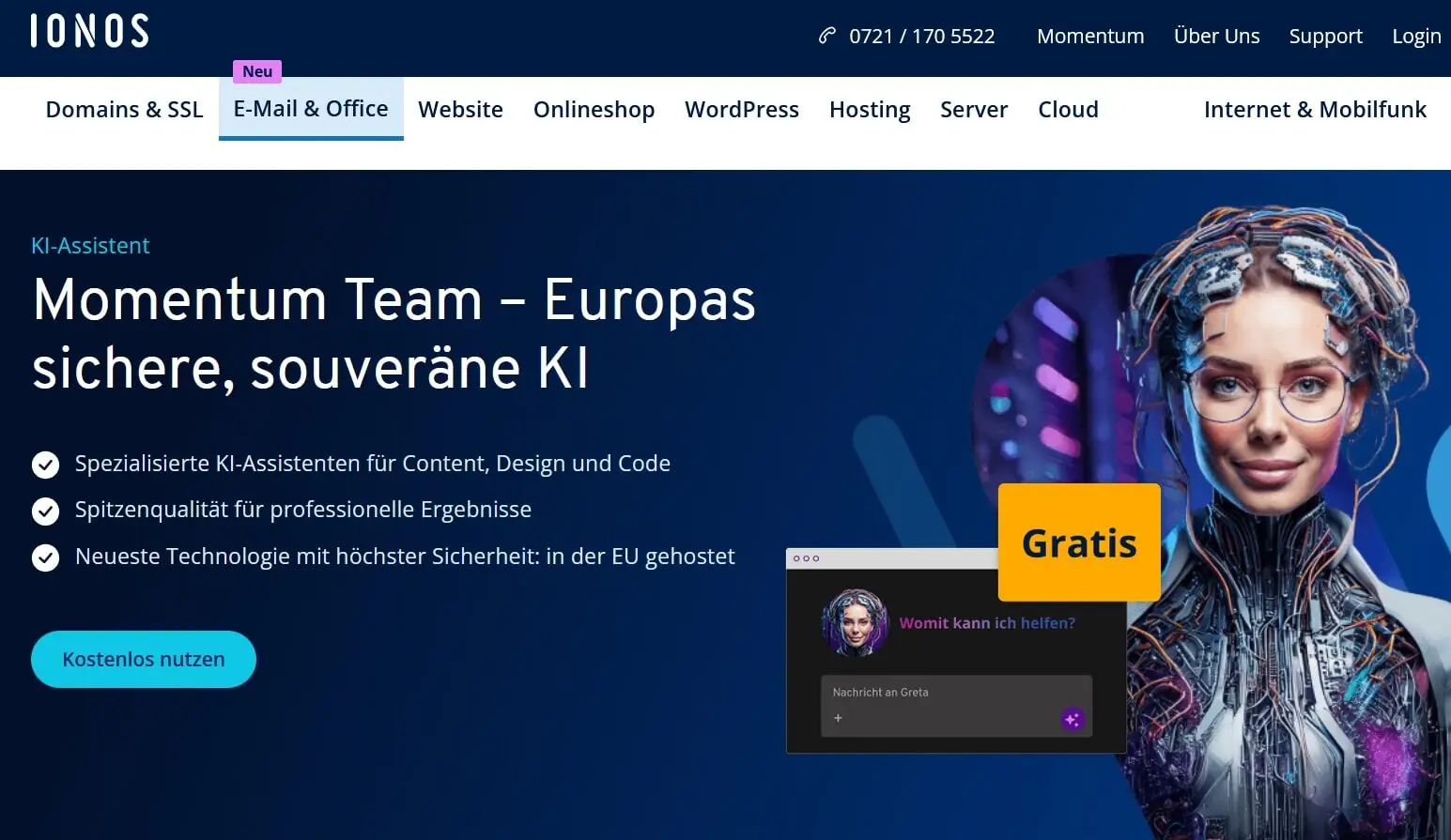 Bild: Momentum Team Screenshot