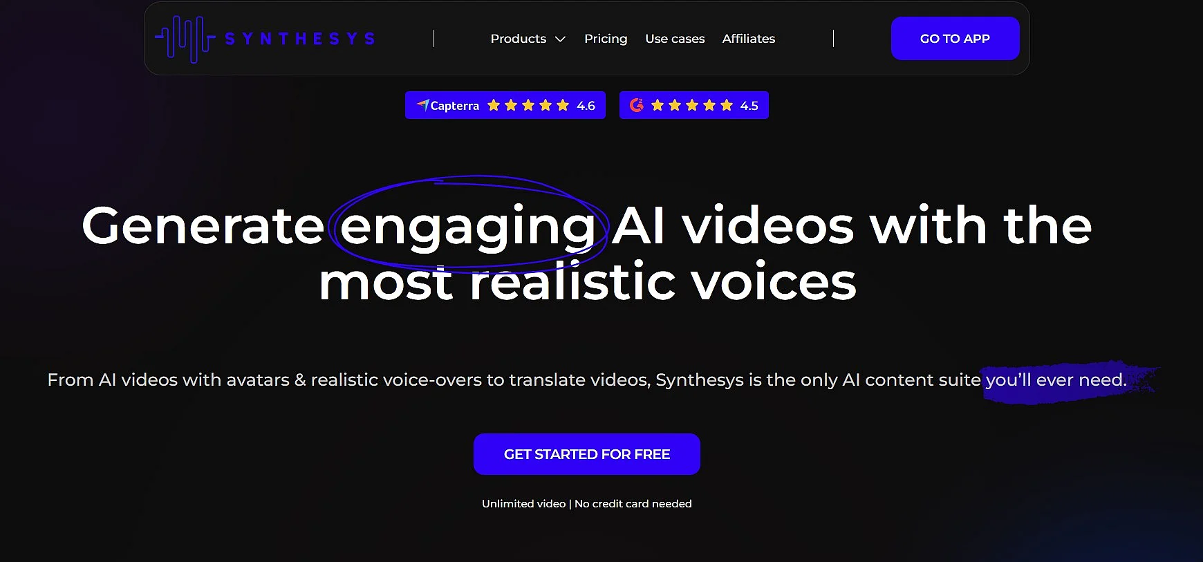 Bild: Screenshot der Synthesys-Website
