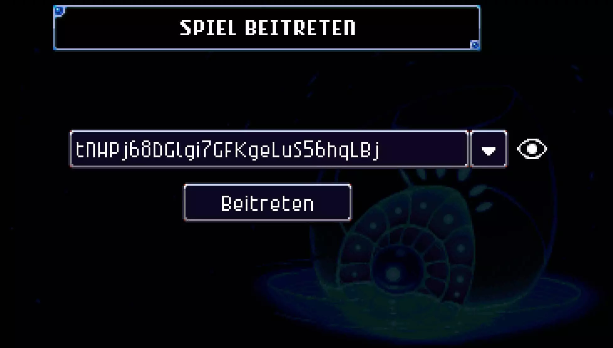 Bild: Screenshot aus Core Keeper: „Spiel beitreten“-Menü