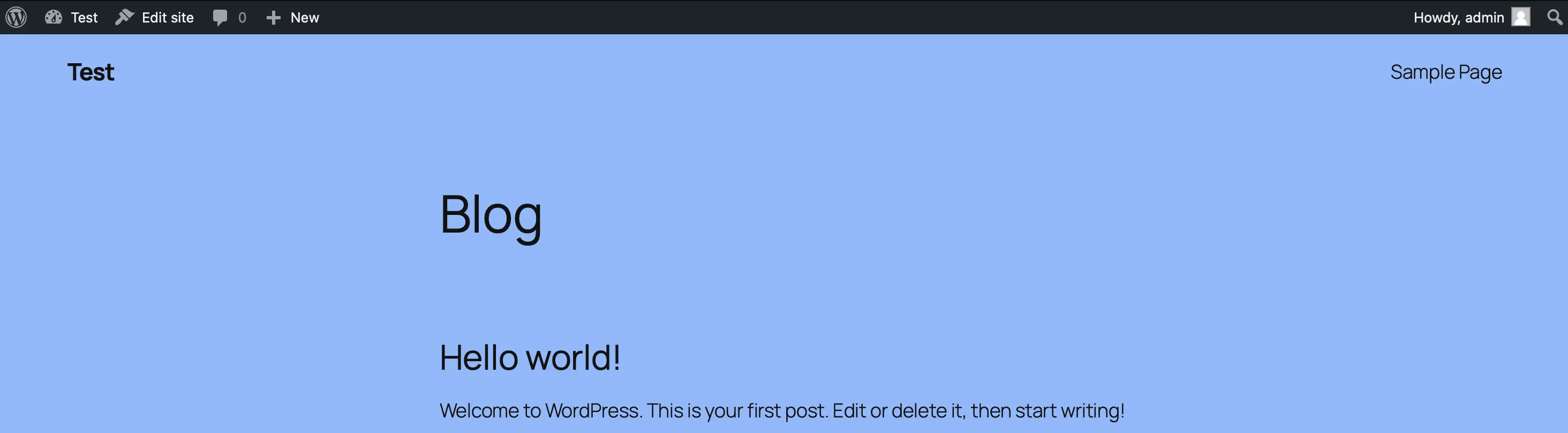 Bild: Im Frontend sehen Sie die Auswirkungen Ihres eigenen CSS.