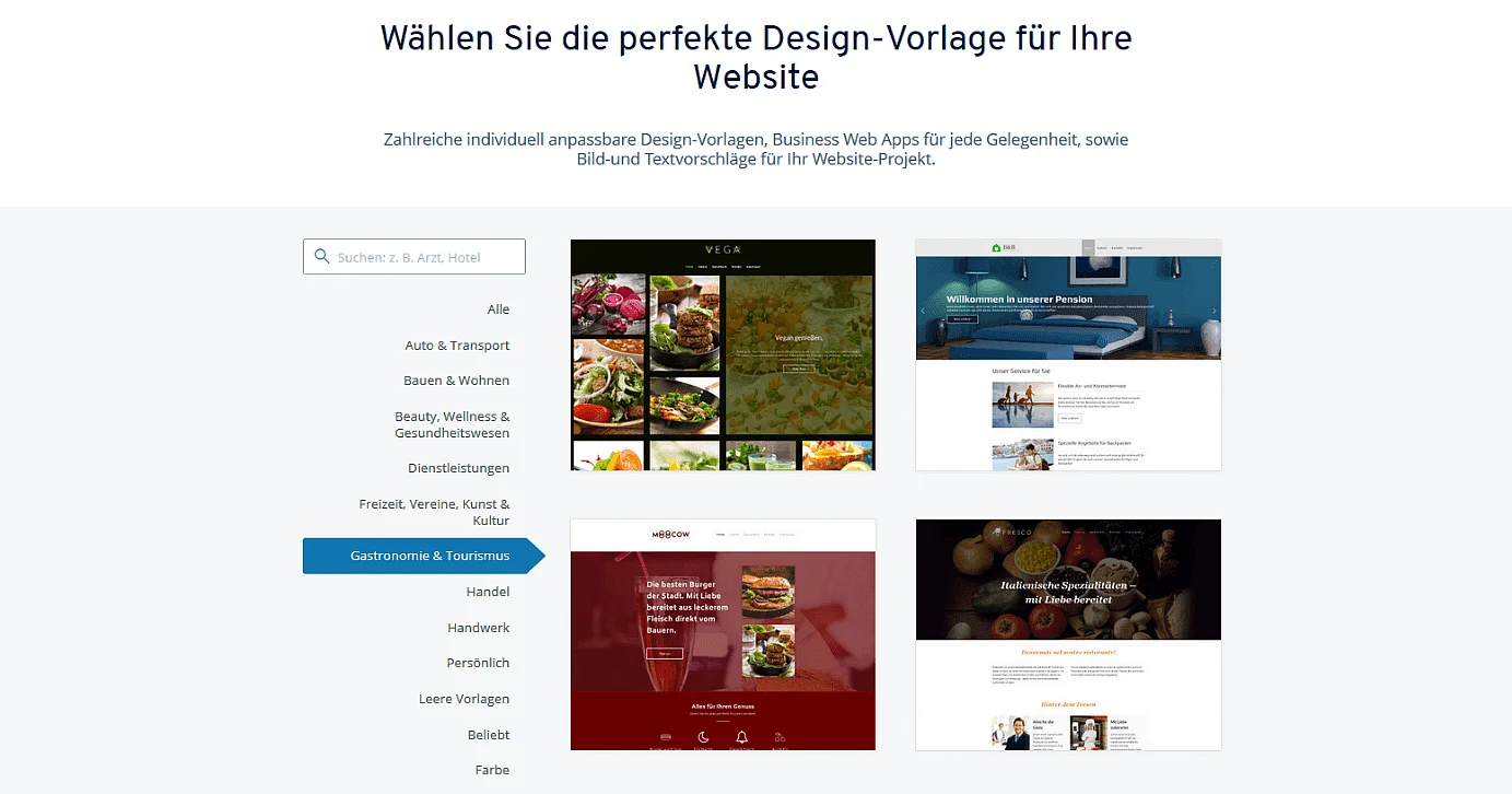 Bild: Design-Vorlagen für Reiseblog