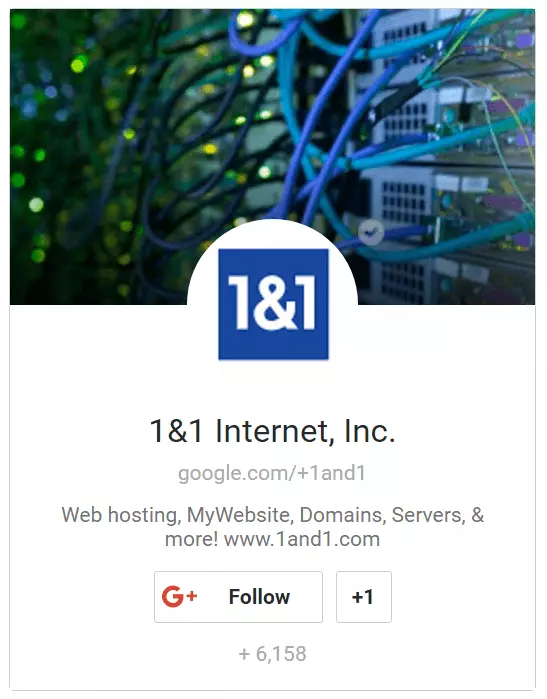 Bild: Das Badge von Google+