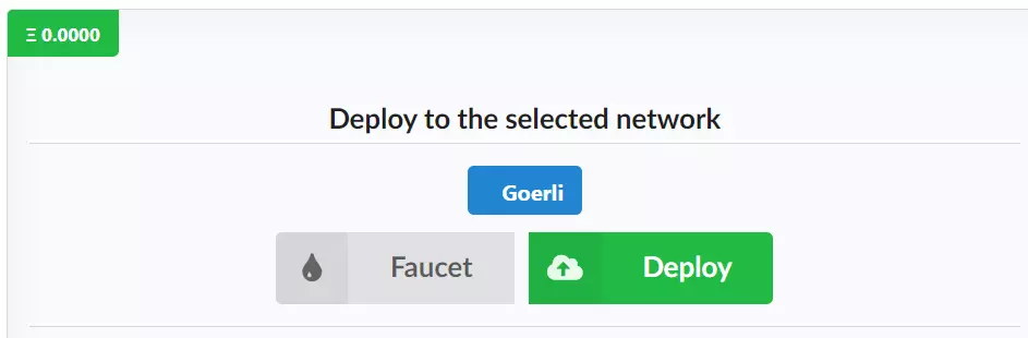 Bild: Deployment-Menü von WPSmartContracts