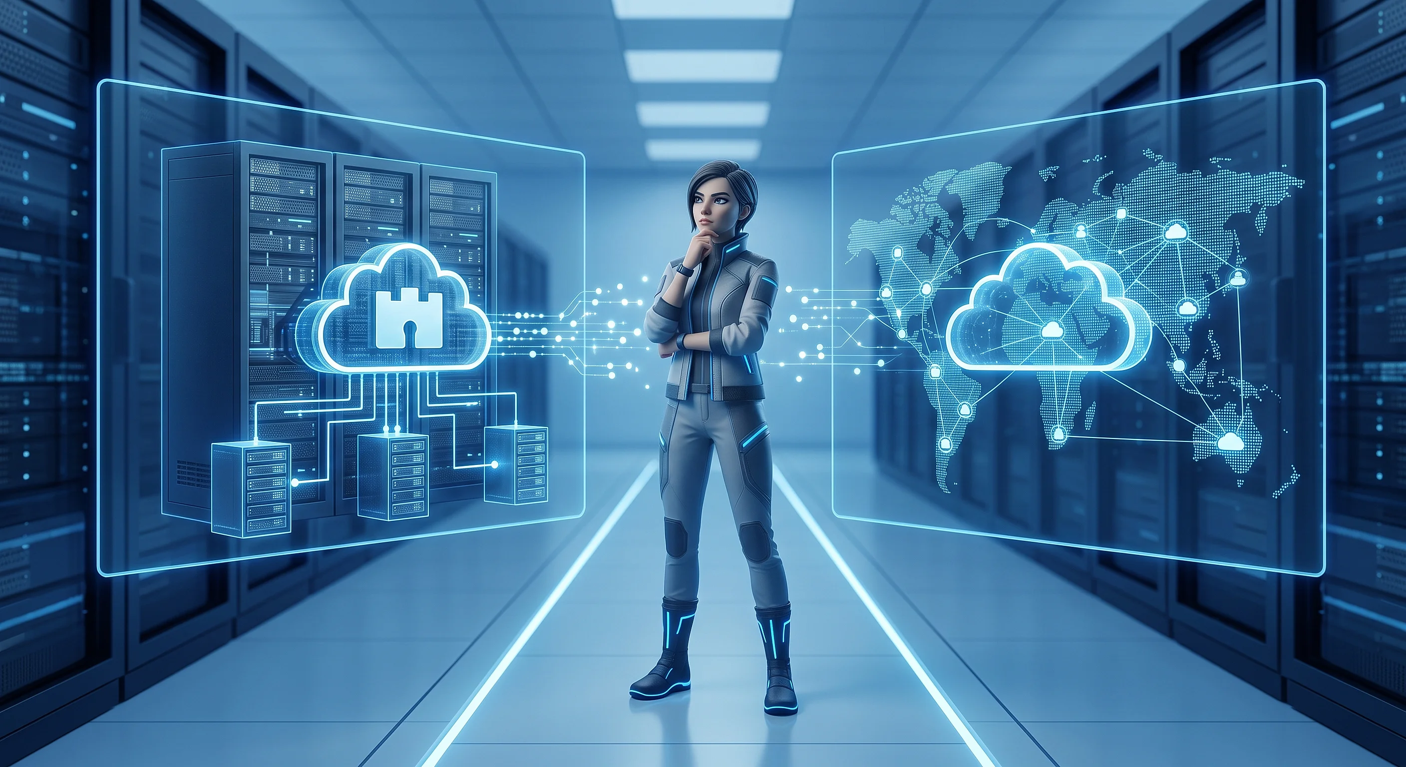 Bild: Was ist eine Hybrid Cloud?