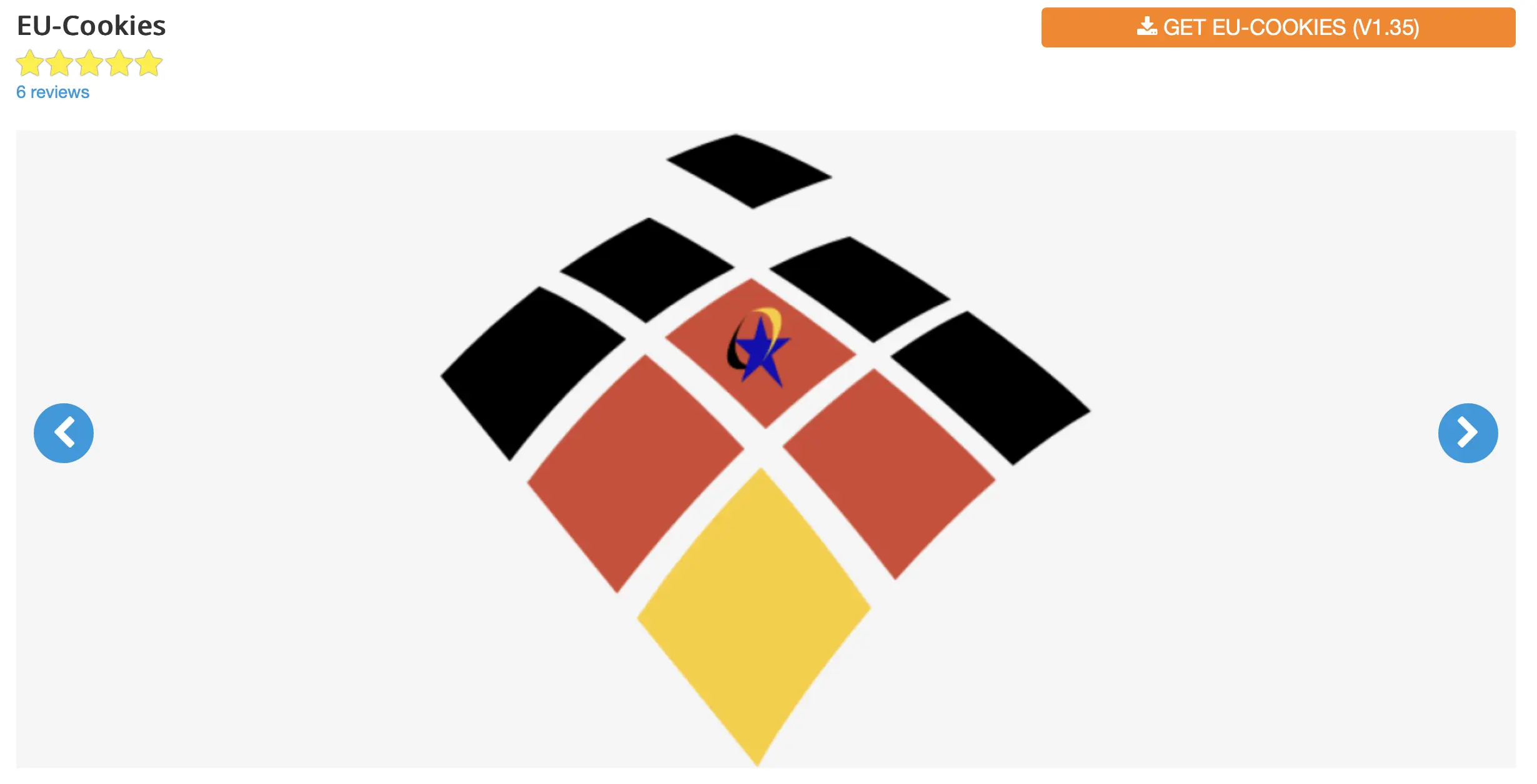 Website-Screenshot der Joomla-Extension EU-Cookies Bild: Website-Screenshot der Joomla-Extension EU-Cookies