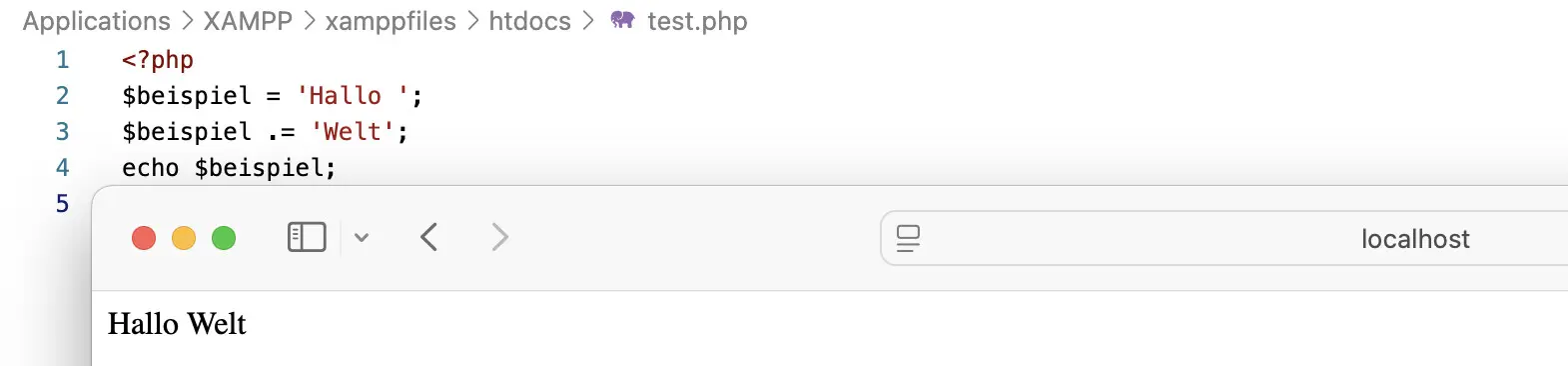 Verlängerung des Werts einer Variable Bild: Verlängerung des Werts einer Variable
