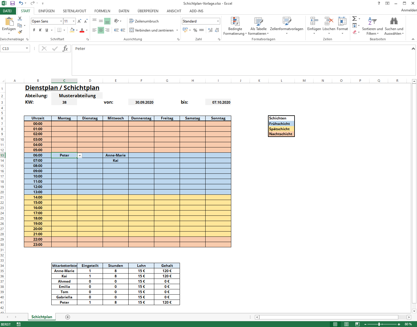 Featured image of post Excel Vorlage Kostenlos Dienstplan Vorlage Monatsplanung Die excel vorlage personalplaner ist eine kostenlose vorlage zur mitarbeiterplanung