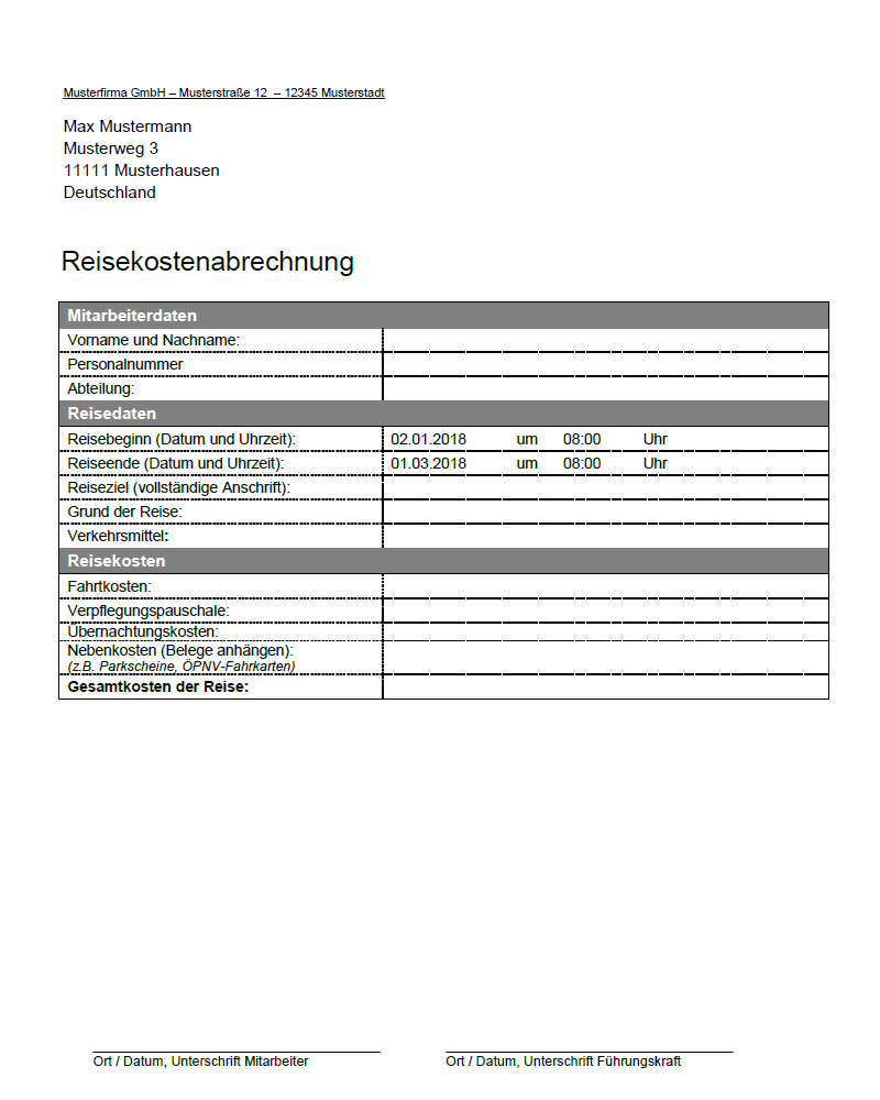 Fahrtenbuch-Vorlage  Kostenloses Excel-Muster zum Download - IONOS